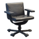 Afra and Tobia Scarpa leather office chair, 1975