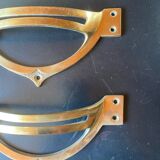 Brass handles for piano set