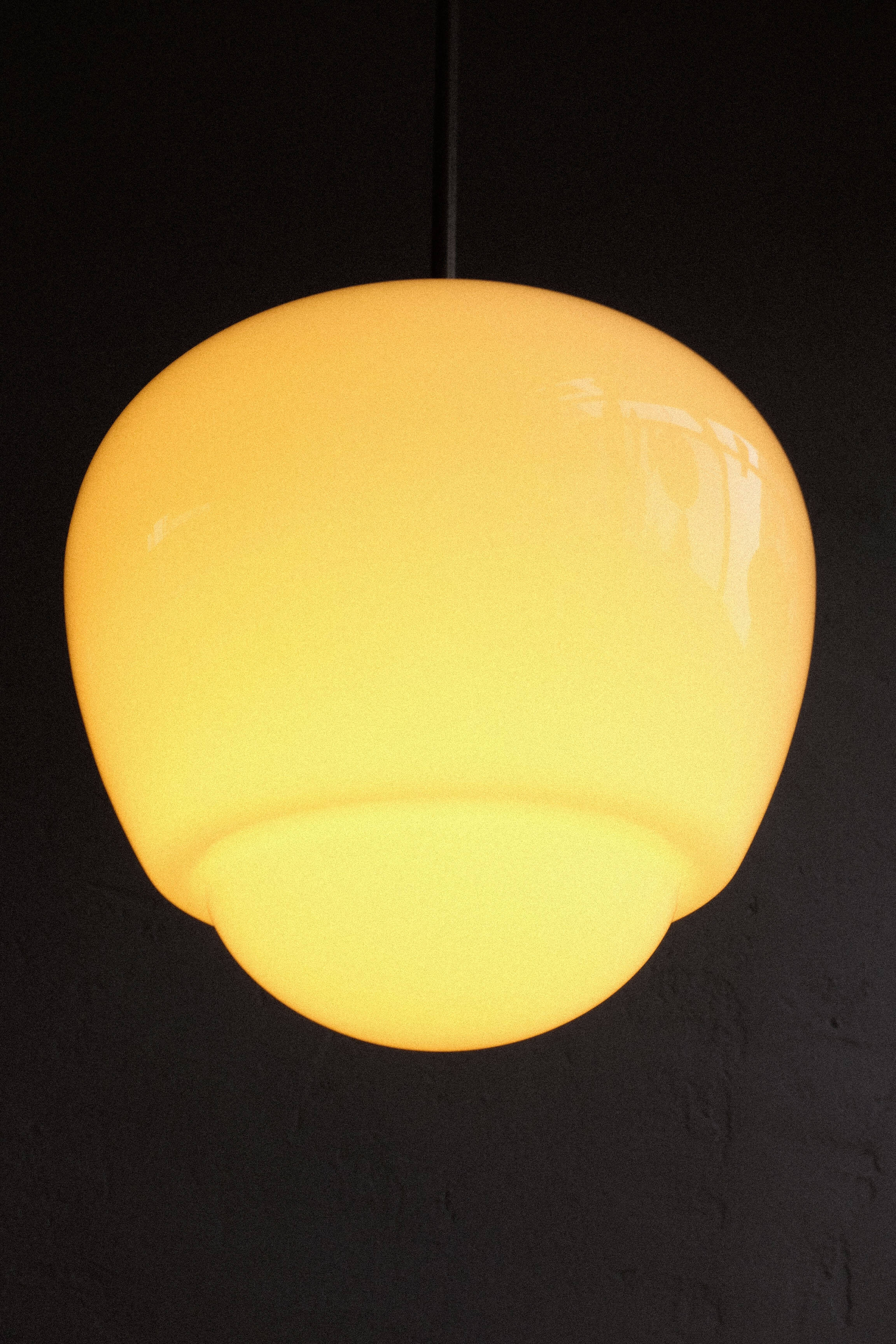 Czechoslovak bakelite hanging school lamp, 1960s