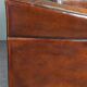 2.5-seater art deco style sofa in sheepskin