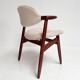 Padded cowhorn chair, 1970s