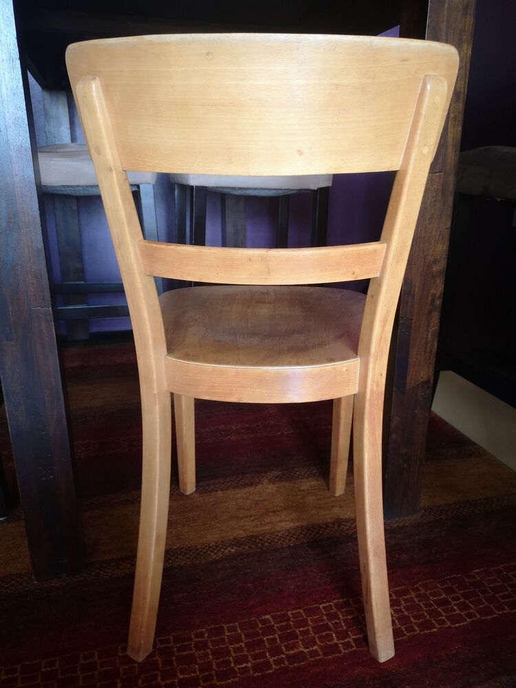 Horgen Glarus bistro chair, signed and made in Switzerland - 1950s