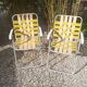set of 2 folding camping chairs