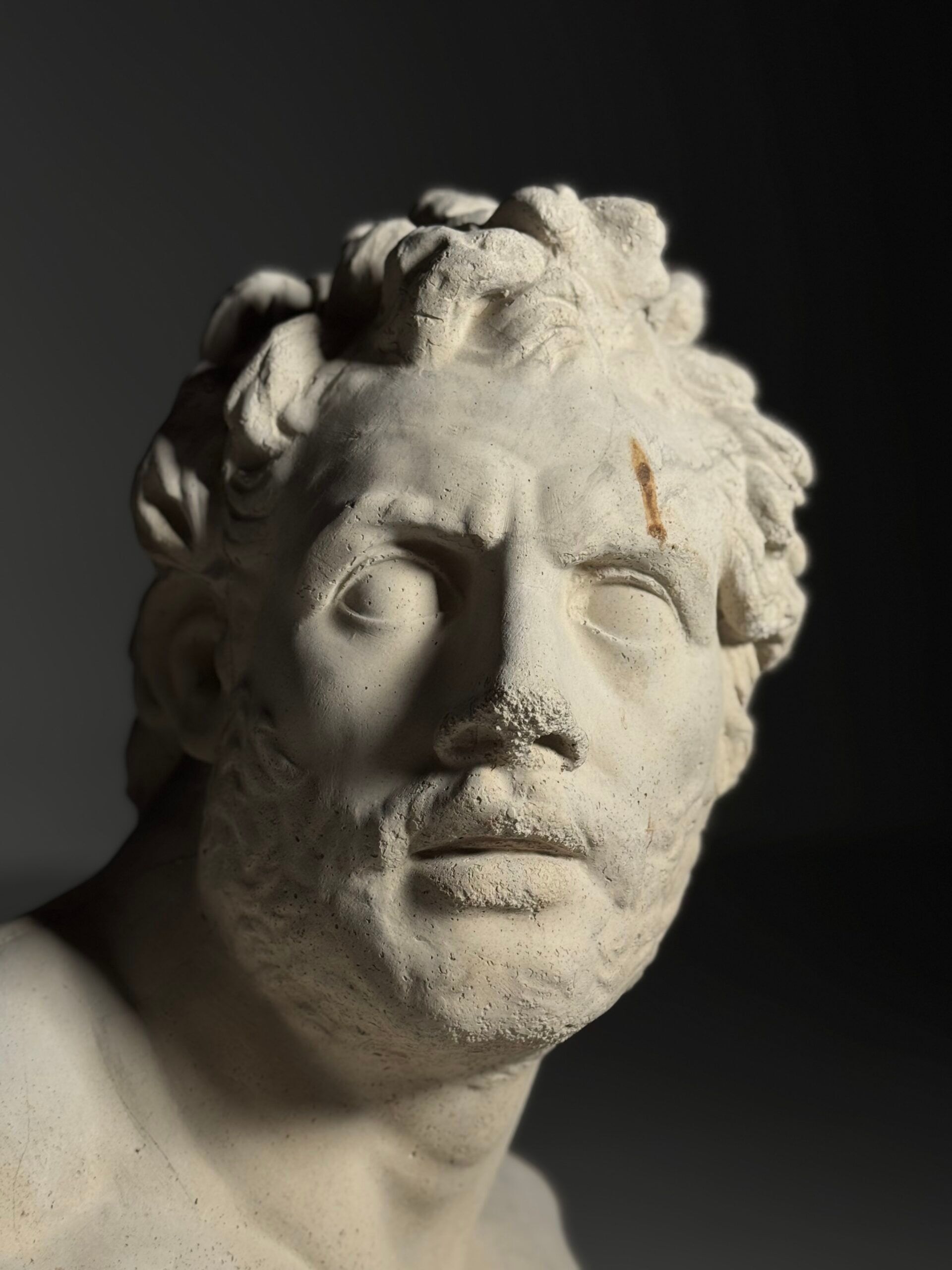 Concrete bust companion of Odysseus