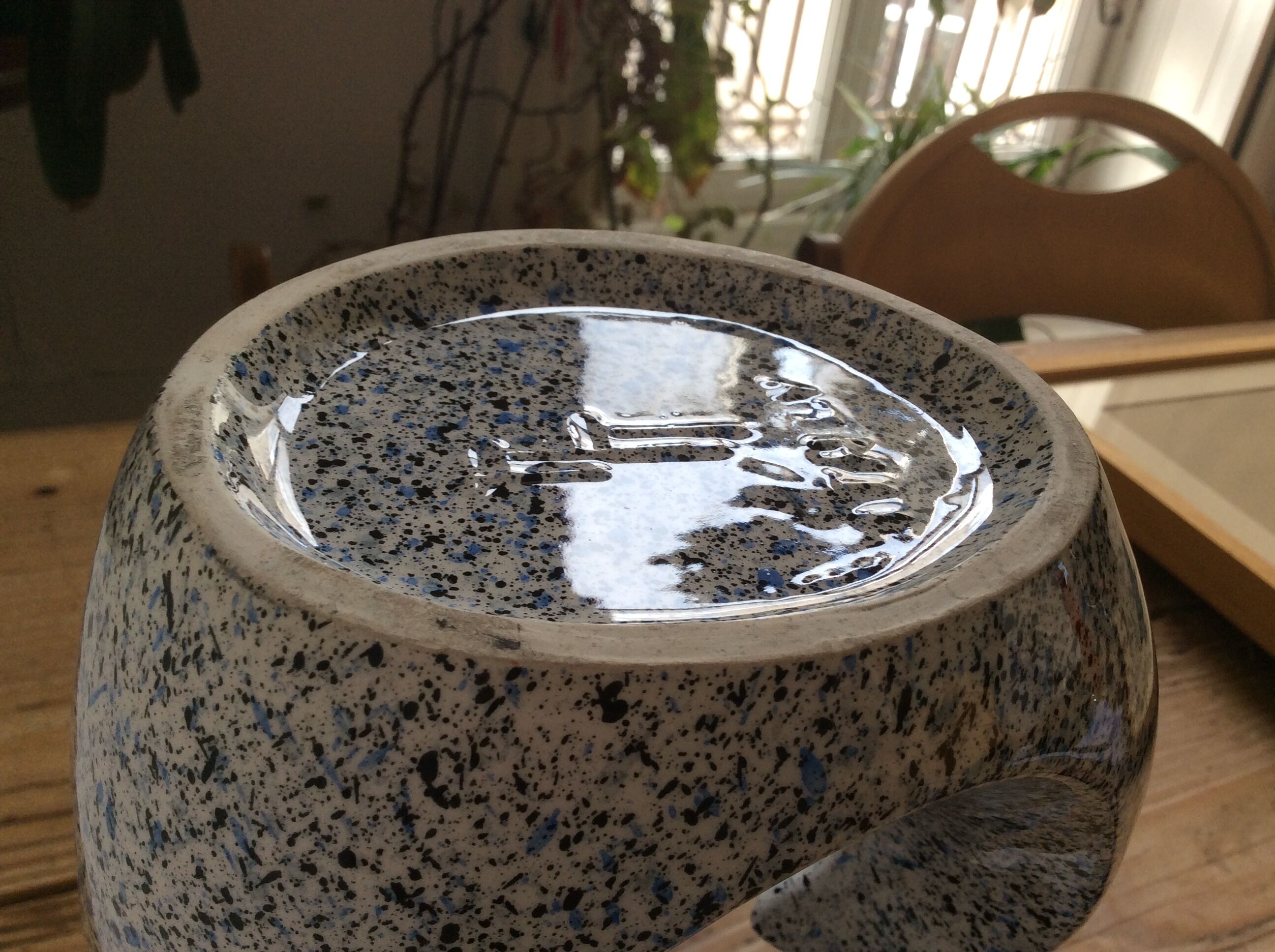 Vase ceramic by Roberto Rigon, Italy 70 years