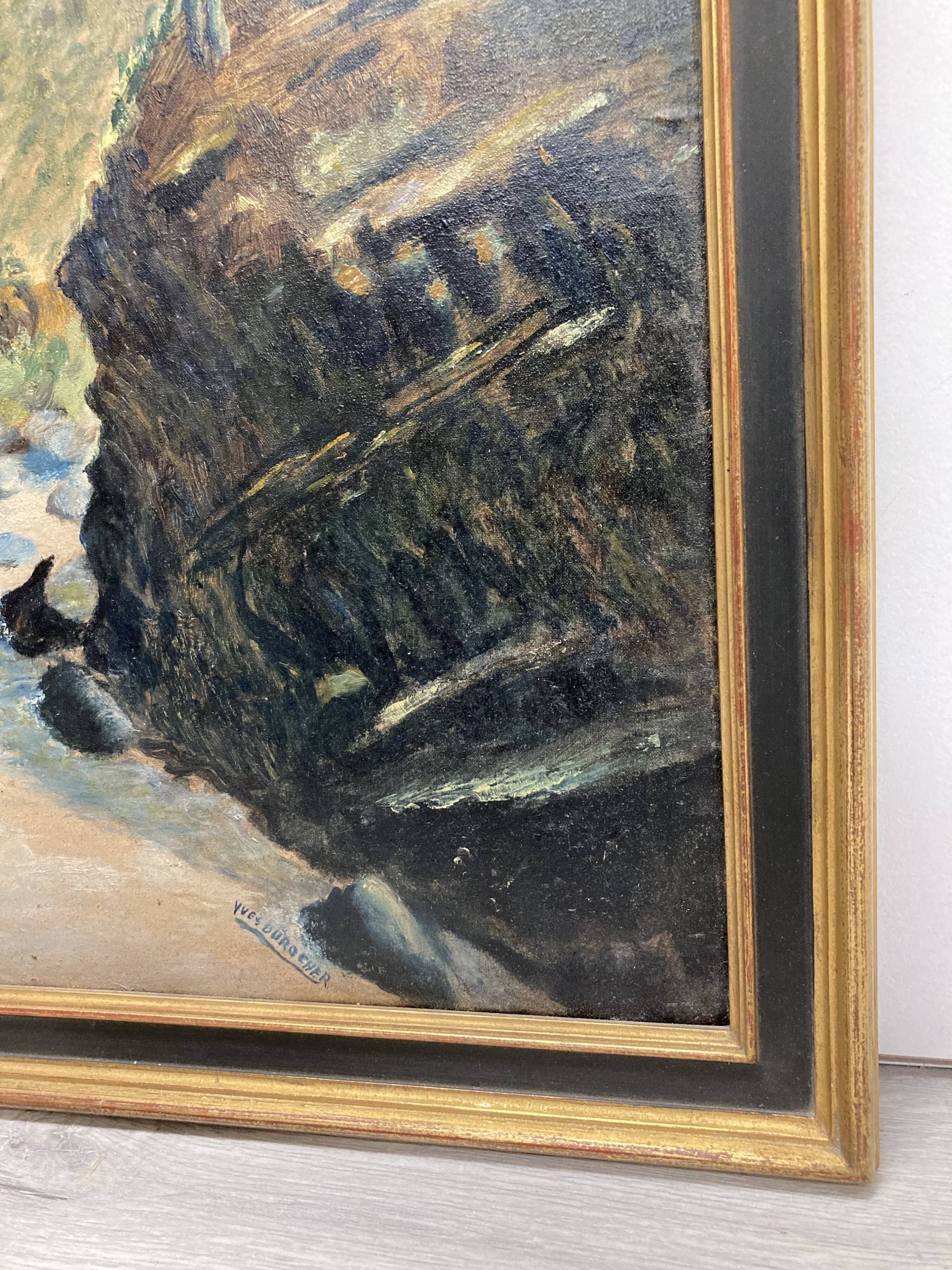 Vintage framed painting