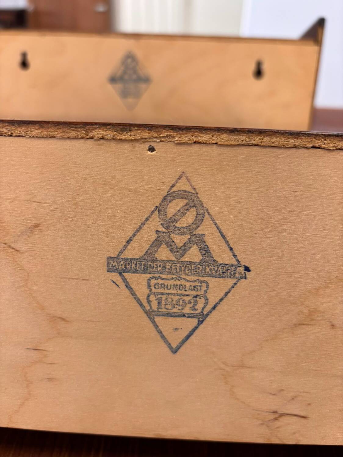 Vintage set floating nightstands rosewood