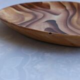 Fake wood dish Vallauris vintage