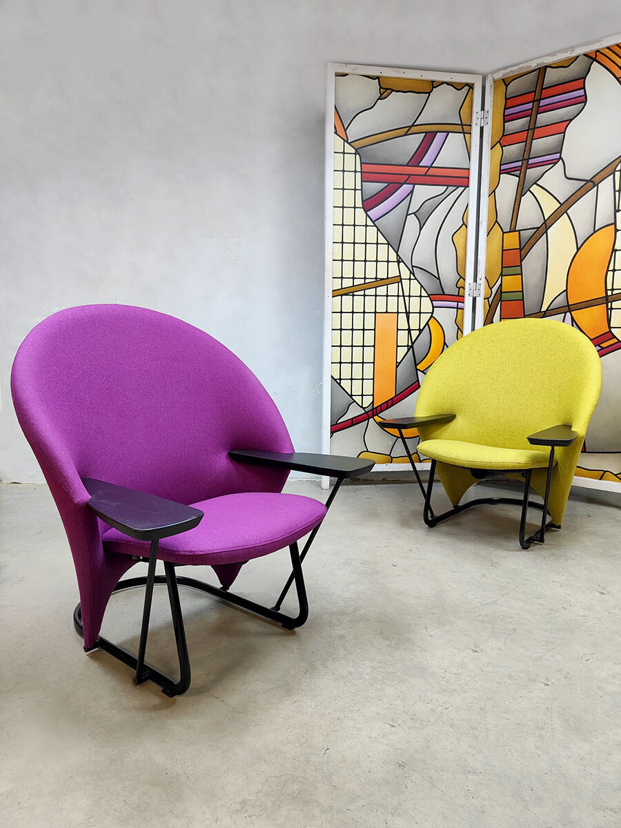 Vintage Dutch design Artifort armchair Floris van den Broecke easy chair 'Winner'