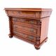 Antique walnut chest of drawers, Northern Europe, circa 1900.