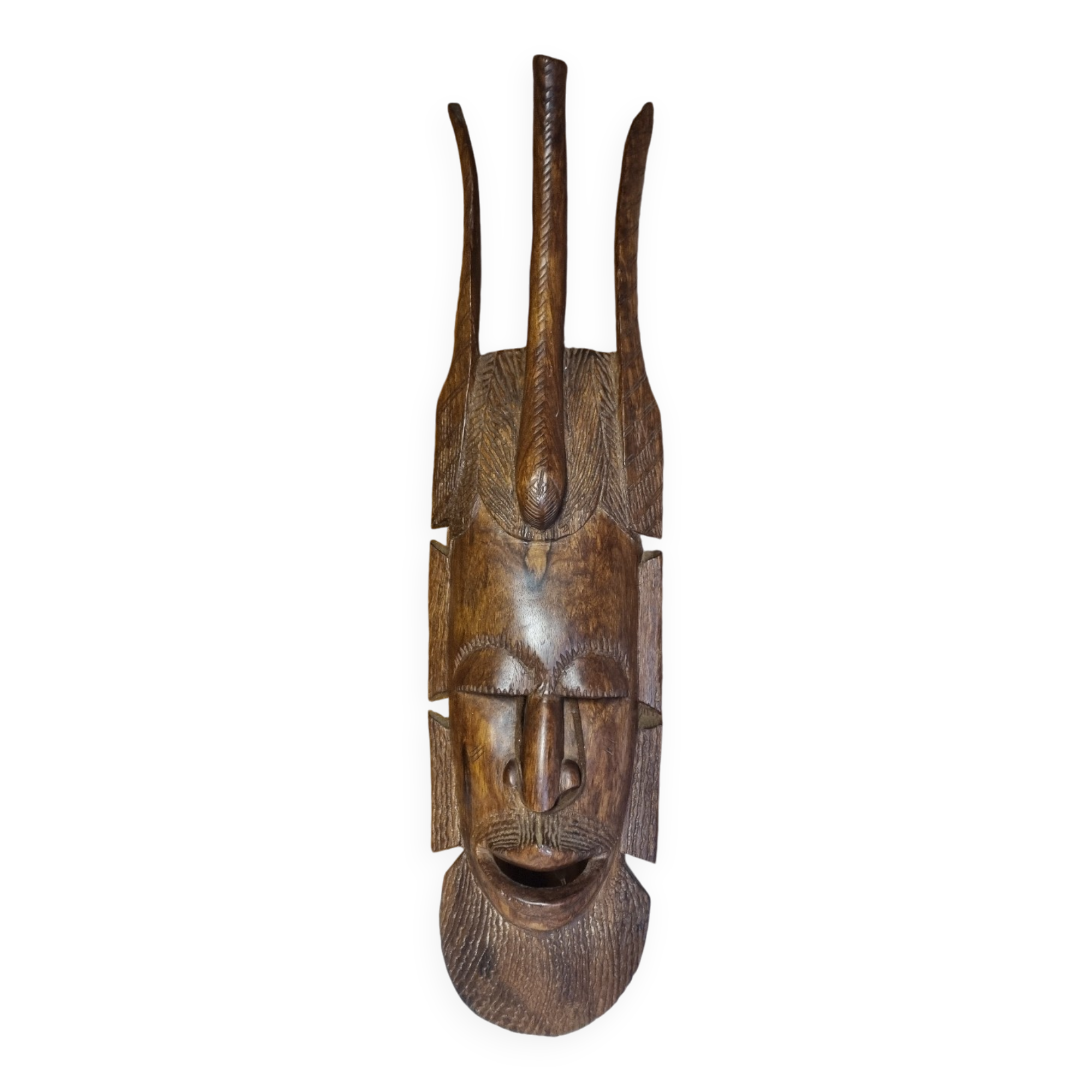 African wooden mask wall decoration