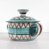 Ceramic pot signed RP Robert Picault, Vallauris, 1950s