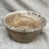 Reconstituted stone planter