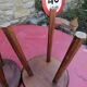 2 antique stools
