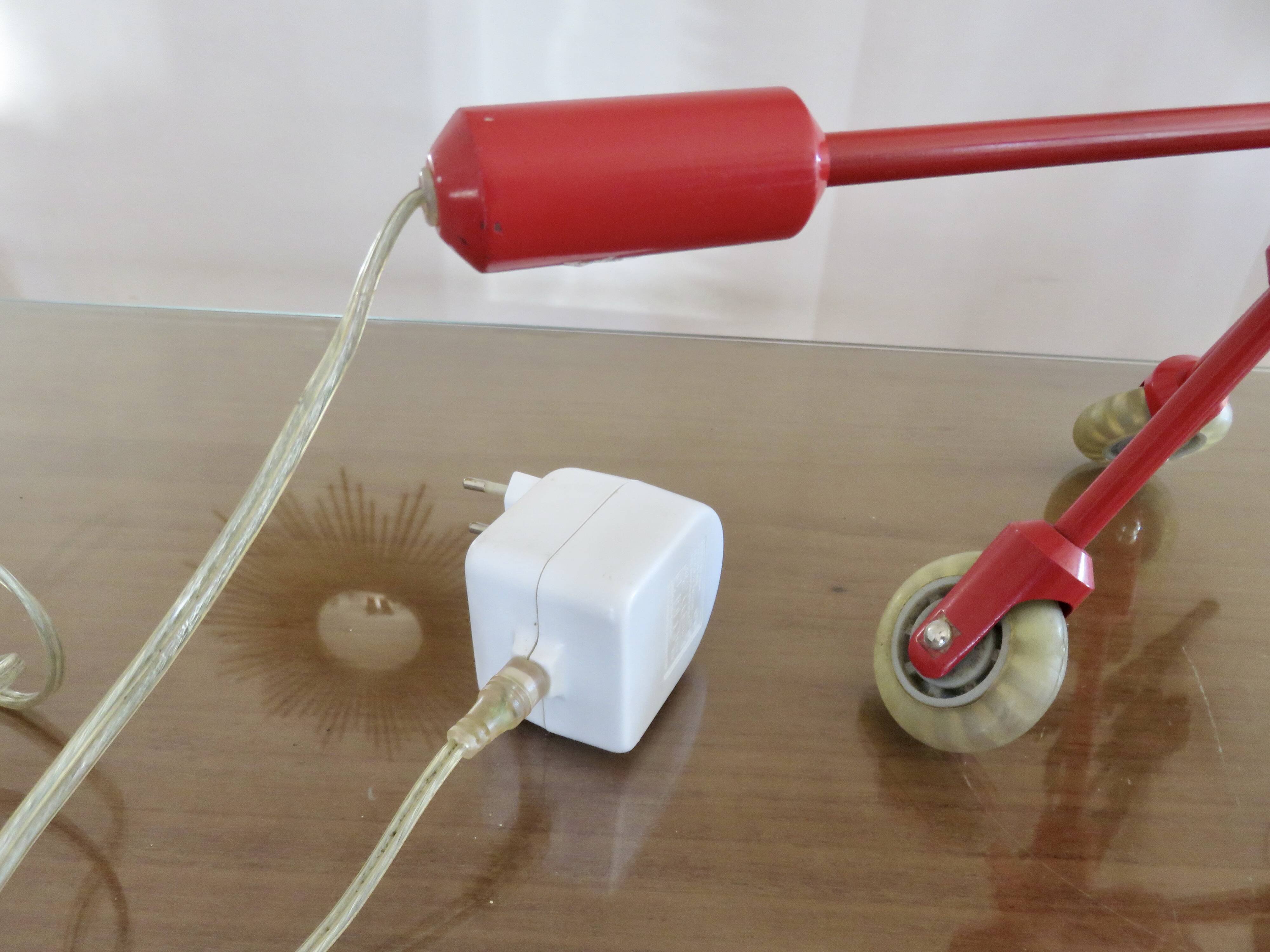 Kila lamp by Harry Allen for IKEA tripod on wheels year 2001