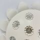 Set of 2 Emil Stejnar wall lamps with flower crystals, 1950s Vienna
