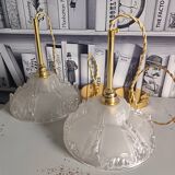 Paire SUSPENSIONS art déco ezan Jean Gaultier, suspensions vintage 1930 Fra