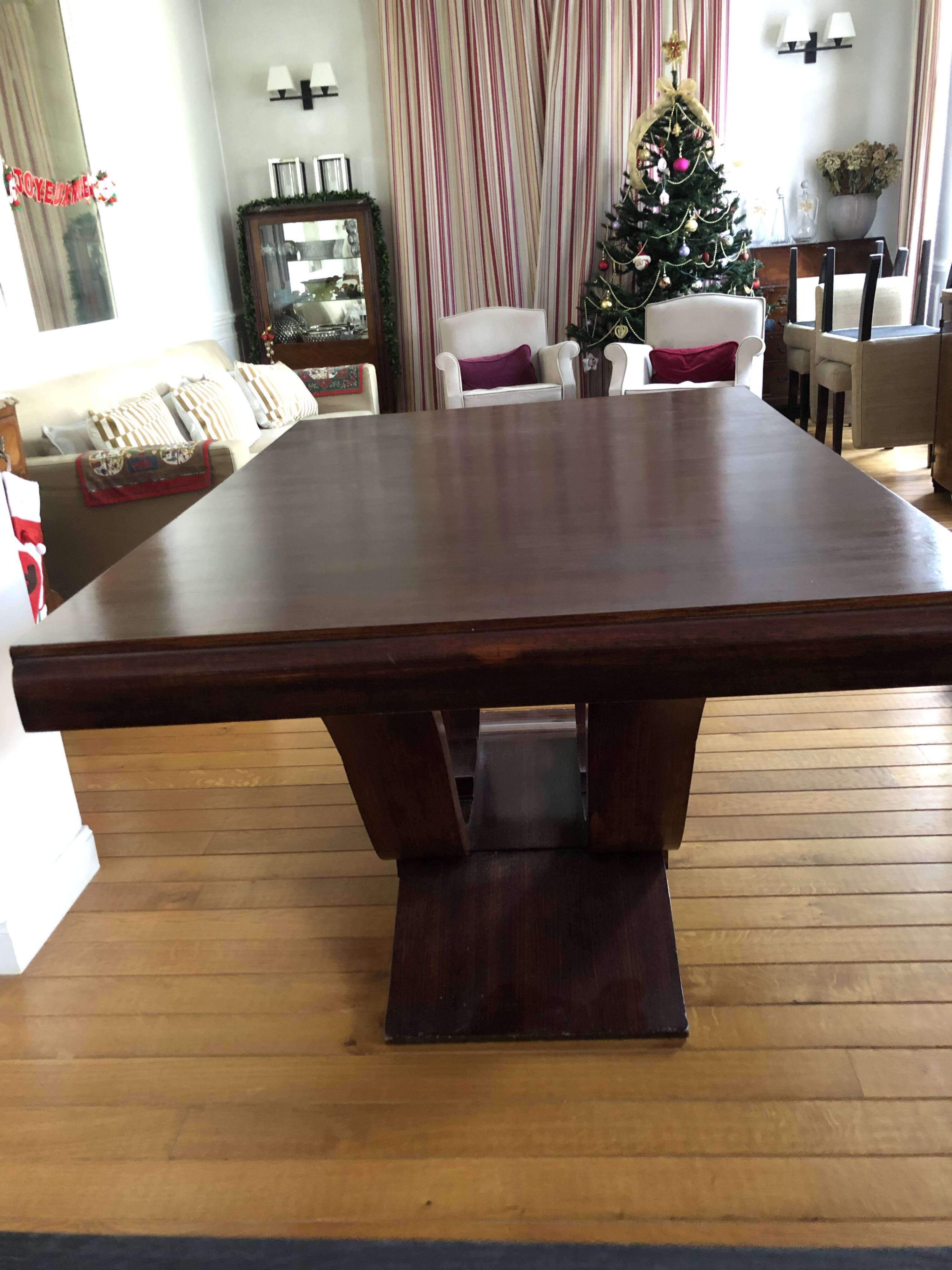 Table à manger extensible Art déco