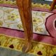 Restaurant desk - Louis Philippe walnut and leather 19th