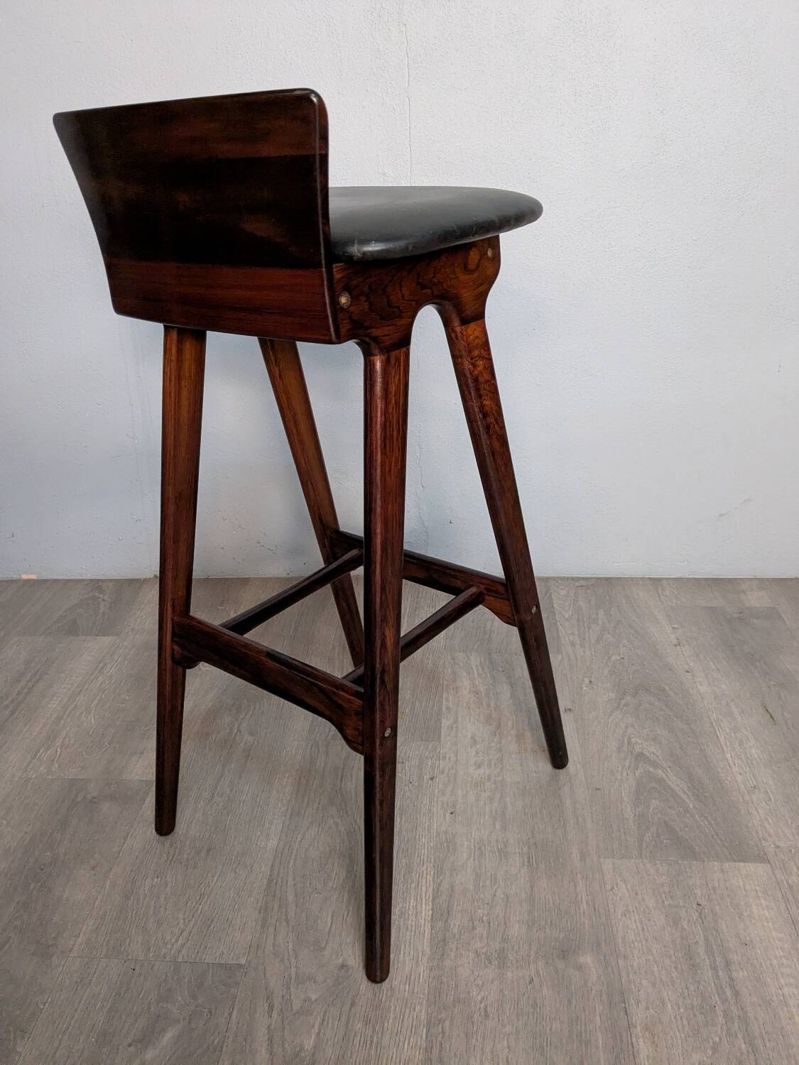Rosewood stool Éric Buck 1960