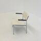 Fauteuils Gijs van der Sluis en cuir blanc