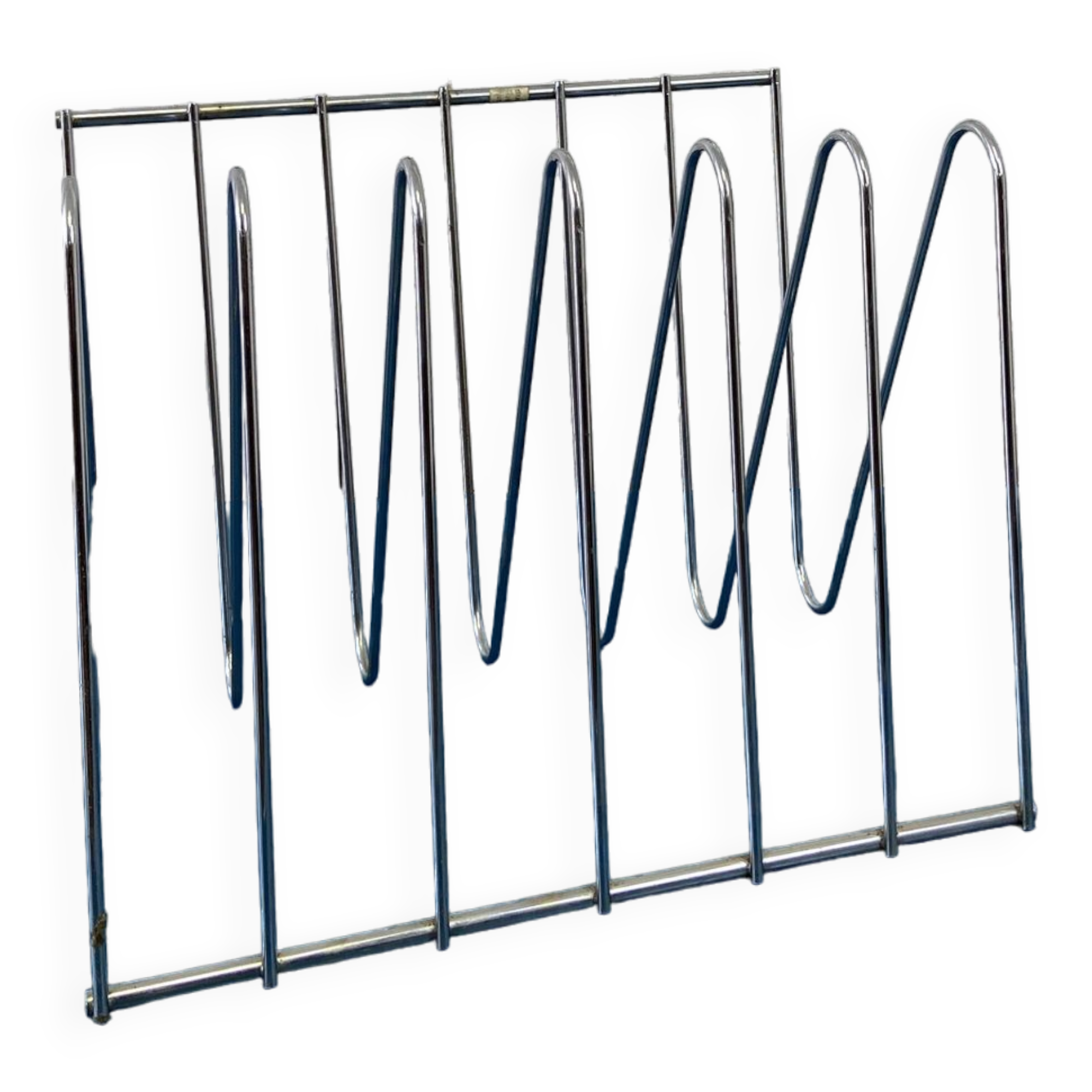 Vintage vinyl/magazine holder