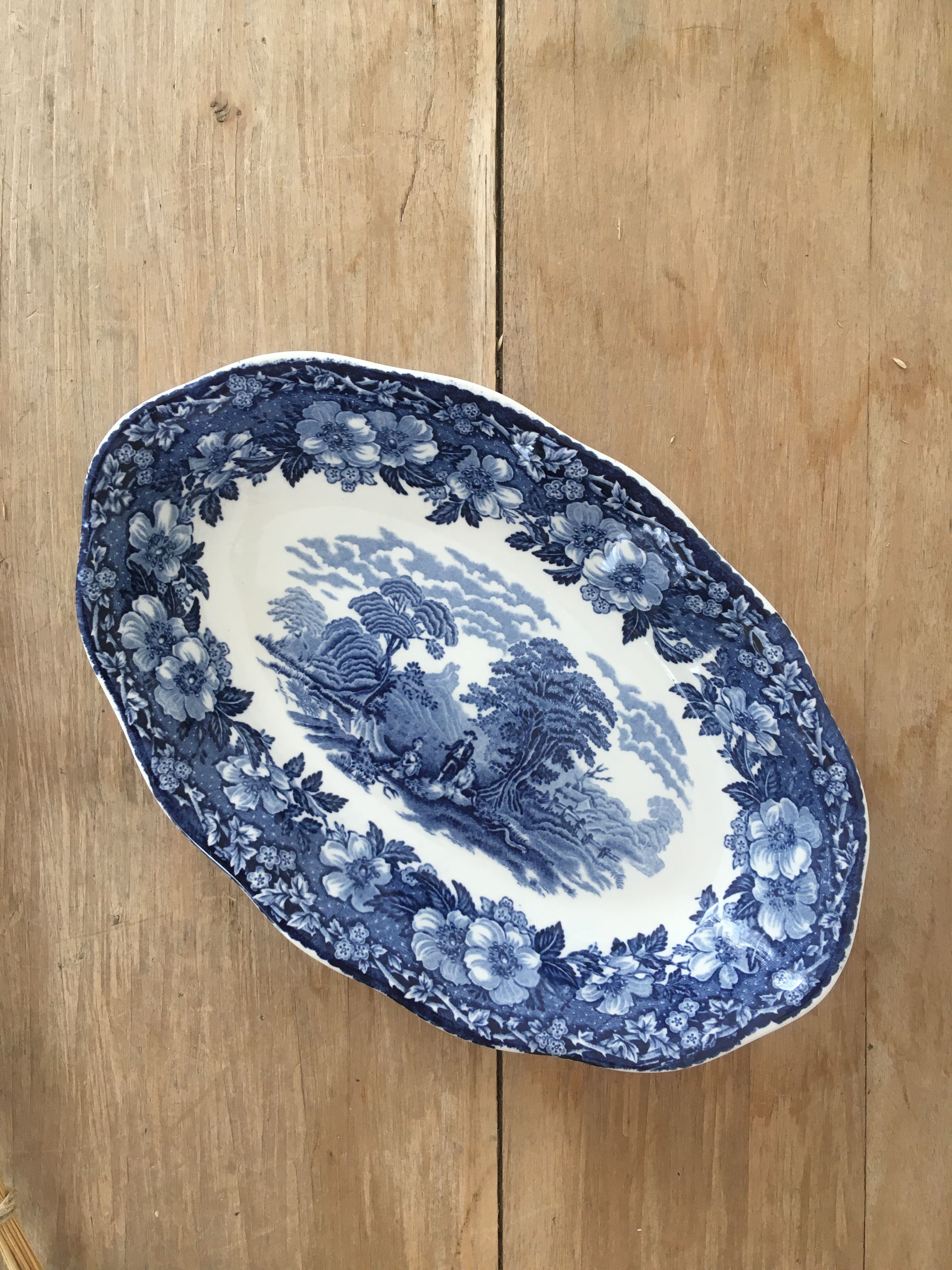 Ravier bleu anglais