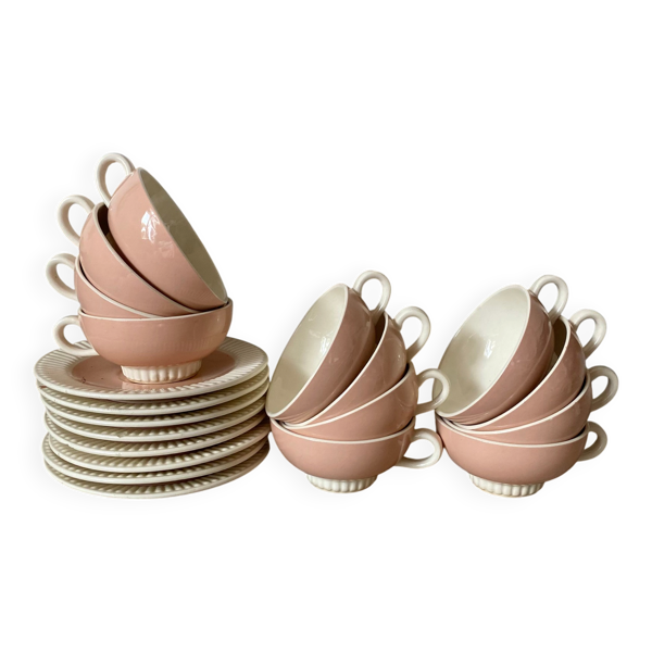 Ensemble de tasses et soucoupes  Villeroy et Boch