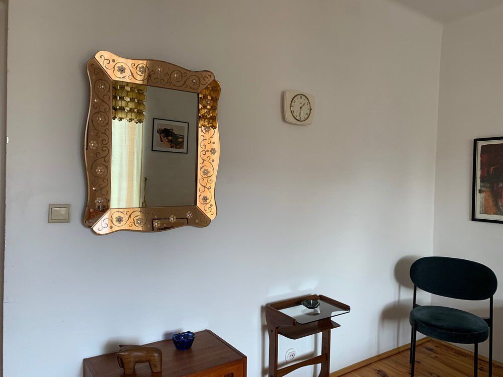 Mirror from Cristal Arte, Italy, 1950s