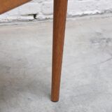 Rare armchair in oak by Jos De Mey for Van Den Berghe-Pauvers, 1960s