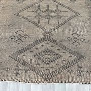Moroccan Zanafi rug, Scandinavian rug, mid century decor, mid century furniture