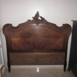 Headboard louis xv in walnut