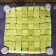 Yellow leather tab