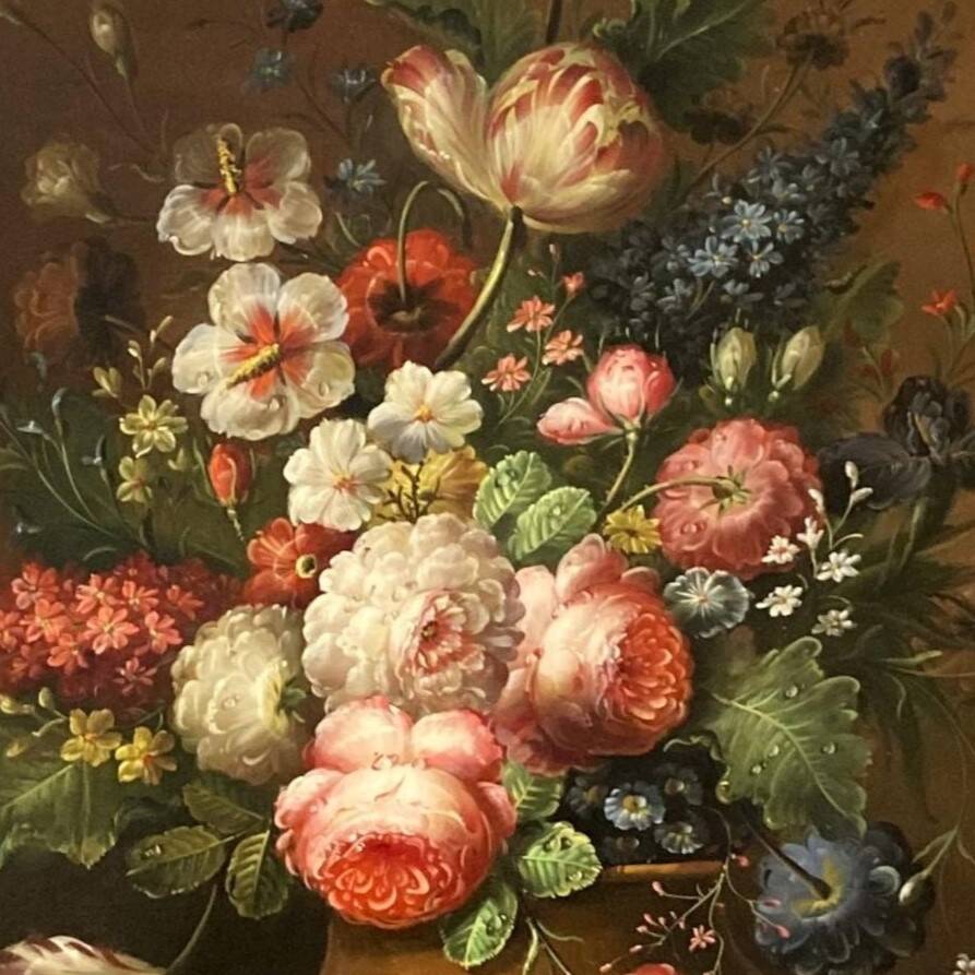 Still life signed by Elias Jozsa, Hungarian painter.