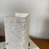 Seventies frosted plastic perspex wall light.