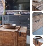 Wooden trunk or chest