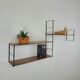 Vintage wall shelves 1960s modernist Scandinavian design