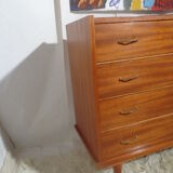Vintage chest of drawers from the 60s teak