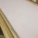 Vintage wicker and bamboo shelf