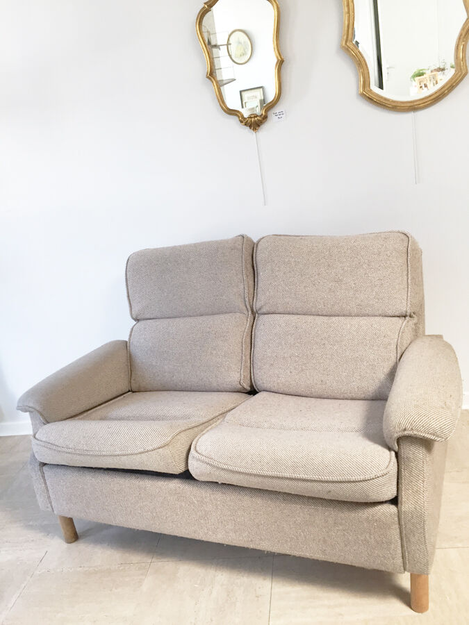 Scandinavian "cocooning" bench, 1960