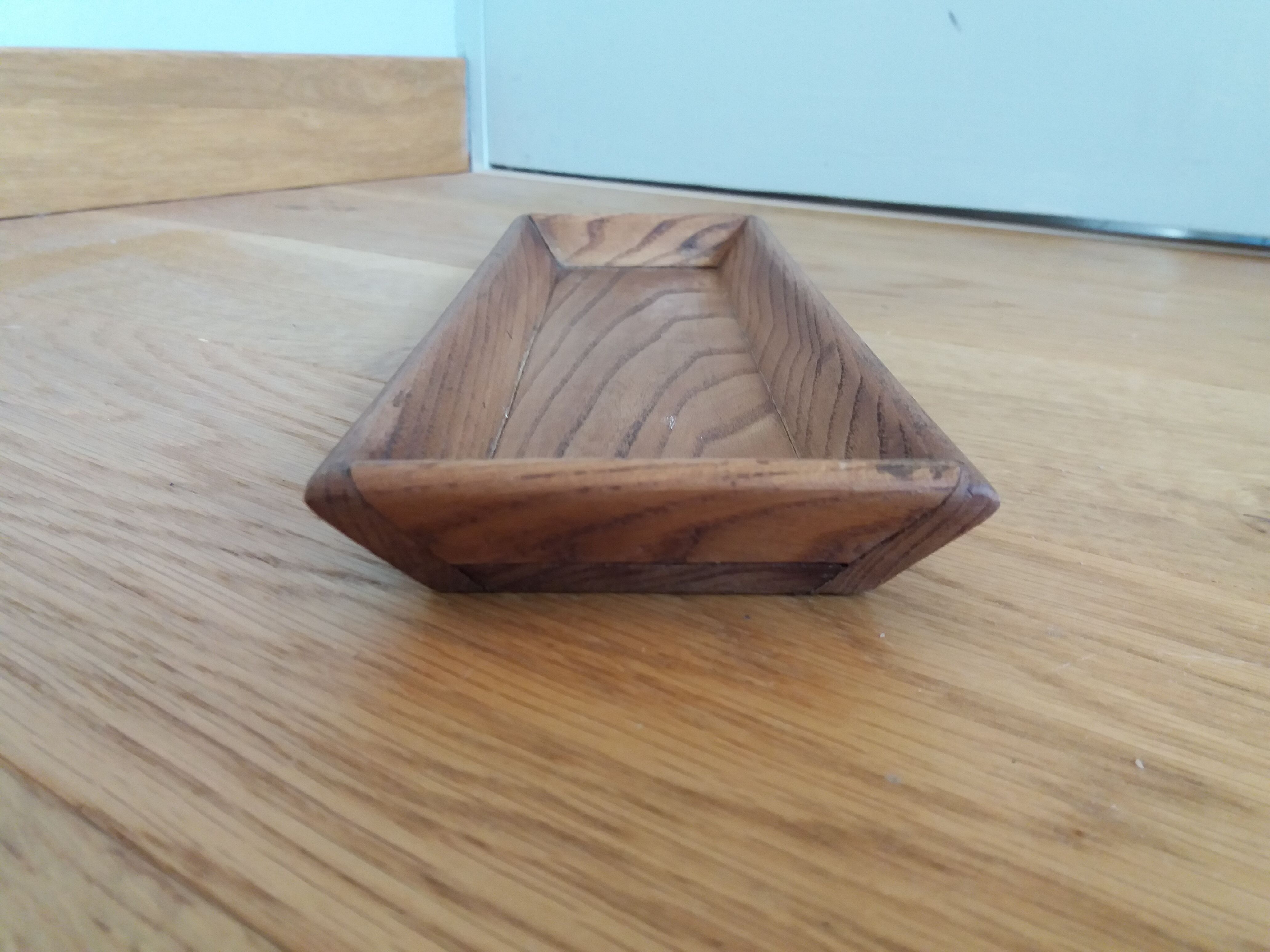 Pencil holder or wooden pocket tray
