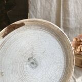 Sarreguemines 19th century white and blue coffee pot and pitcher