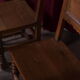 8 chairs danish dowel wood chairs, 1800s