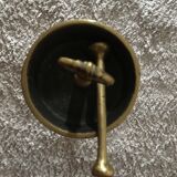 Bronze ashtray on foot