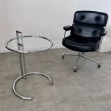 Old Eileen Gray Adjustable Table E1027, United Workshops 80s vintage from Vereinigte Werkstätten Collection