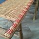 Chaise longue en rotin