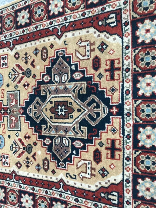 Vintage 120 X 226 CM hand made Turkish rugs