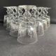 10 crystal port stemmed glasses - XXth