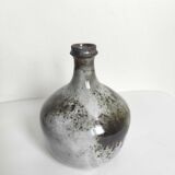 Vintage stoneware soliflore vase signed