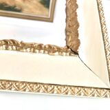 Old gilded mirror louis XV Rococo style Napoleon III era